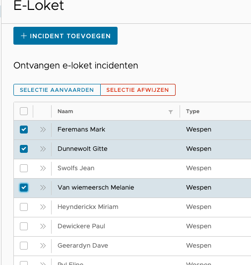 Aanvaarden of afwijzen