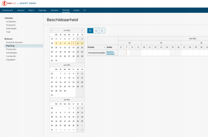 Planning overzicht sheet
