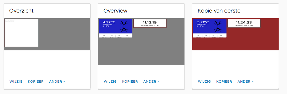 Widget toevoegen